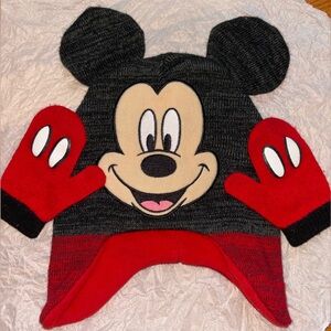 Boys Mickey Hat Set